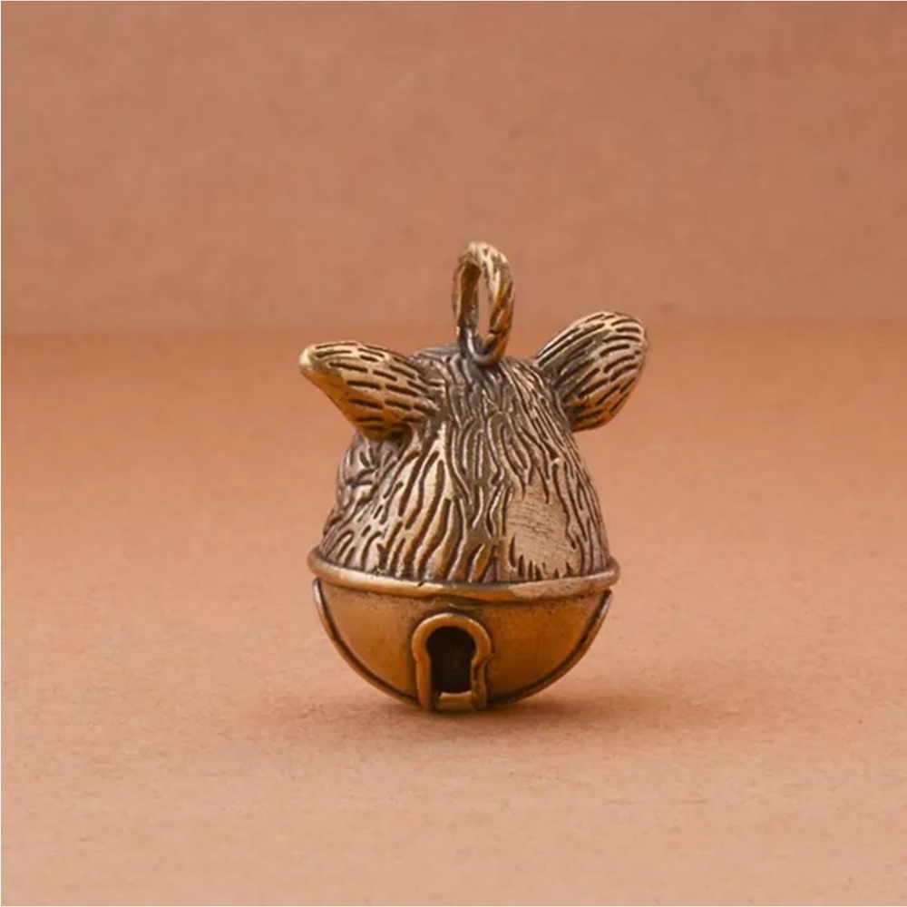 Solid Brass hog Bell - Picture 2 of 7